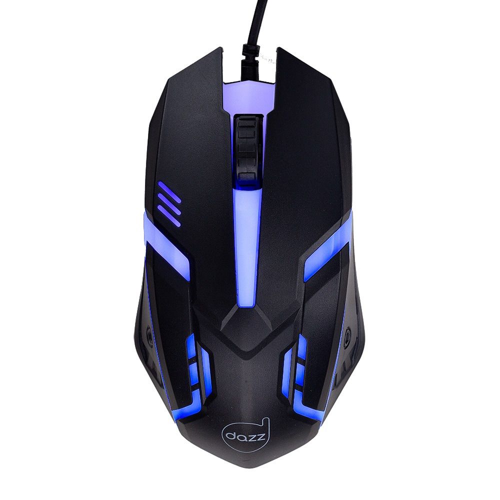Kit Gamer Dazz Novacore 4 em 1 Teclado Membrana Mouse 1000DPI Mousepad 70x30cm Headset - miniatura 3