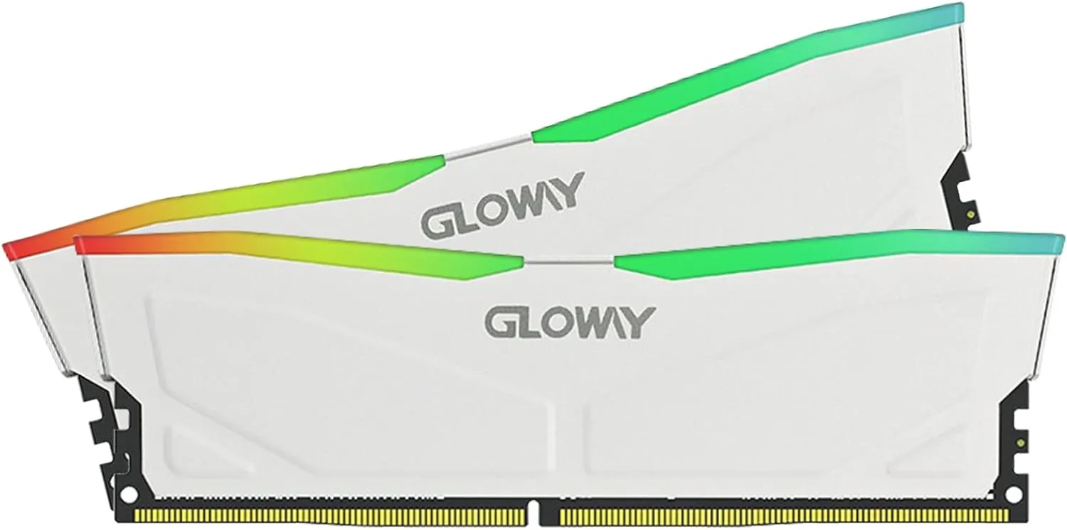 Memoria Ram Gamer Gloway 8Gb DDR4 3200Mhz Branca RGB - foto 1