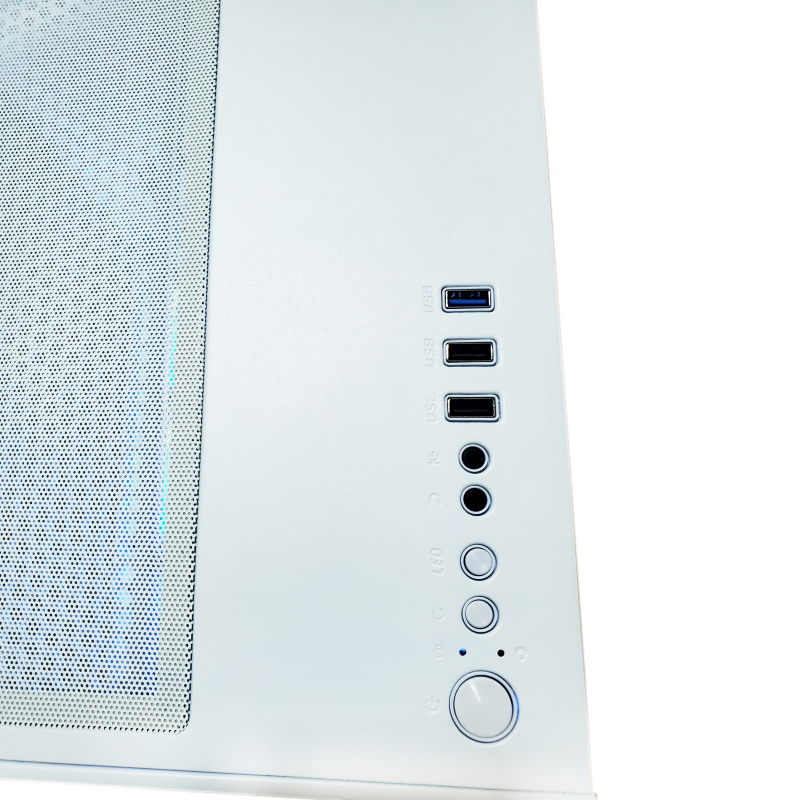 Gabinete Cubo Gamer Hayom Com 3 Fans RGB - GB1791 Branco - miniatura 4
