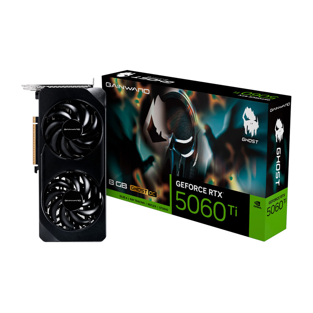 PLACA DE VIDEO GAINWARD GEFORCE RTX 5060 TI GHOST OC 8GB GDDR7 128BITS NE7506TT19P1-GB2062B - foto 1