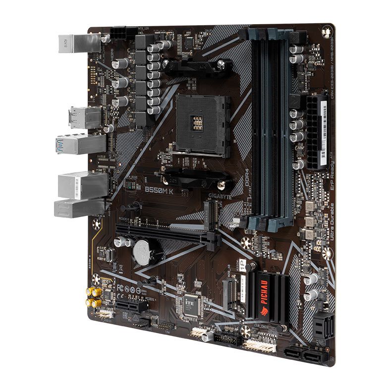 Placa Mae B550M K, DDR4, Socket AMD AM4, M-ATX, Chipset AMD B550, B550M-K-1P - miniatura 5