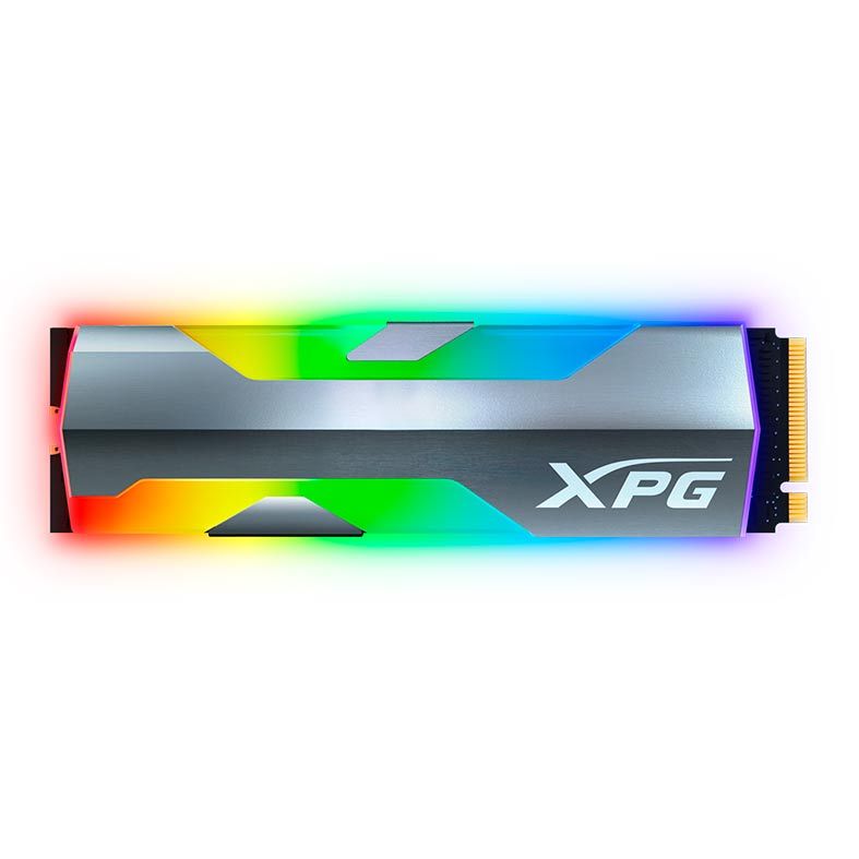 SSD Adata XPG Spectrix S40G, 256GB, M.2 2280, PCIe NVMe, Leitura 3500MB/s, Gravacao 1200MB/s, RGB, AS40G-256GT-C - miniatura 2