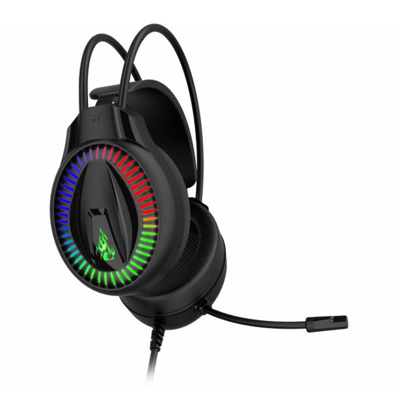 HEADSET GAMER KMEX AR89 SURROUND 7.1 CONEXAO VIA USB LED - miniatura 4
