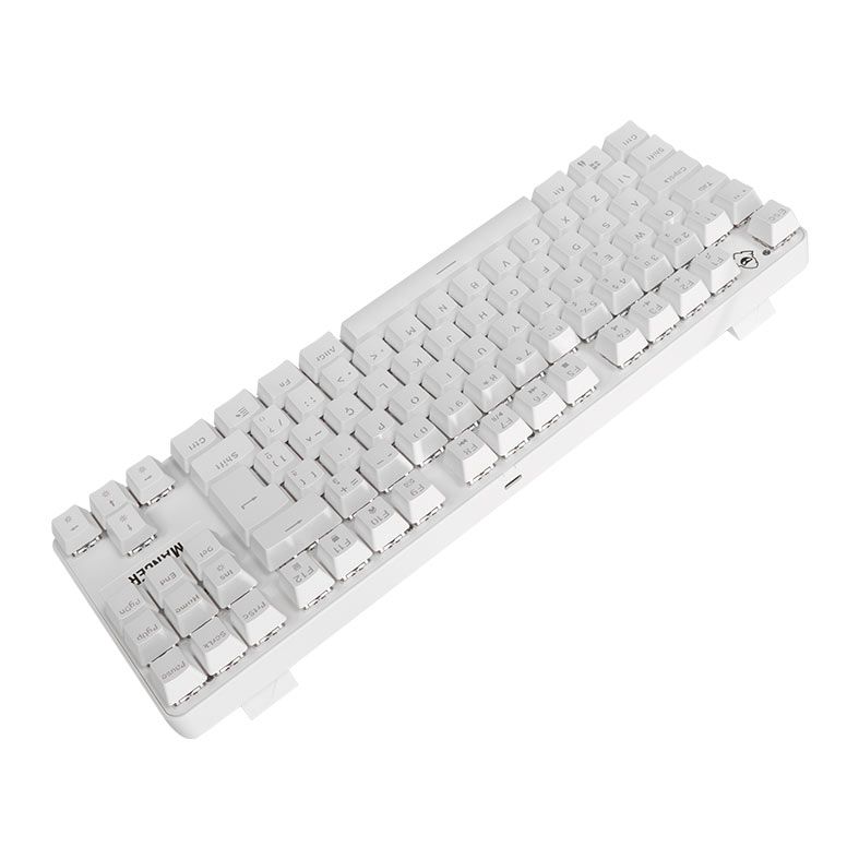 Teclado Mecanico Mancer Shade MK3, Rainbow, Switch Huano Vermelho, Branco, MCR-SHM3-WH01 - miniatura 4