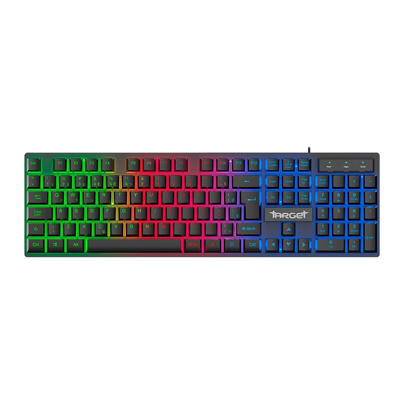 Combo Gamer TGT Fal, Rainbow, Teclado ABNT2, Mouse 1600DPI, Mousepad Pequeno, TGT-FAL-RBW03 - miniatura 4