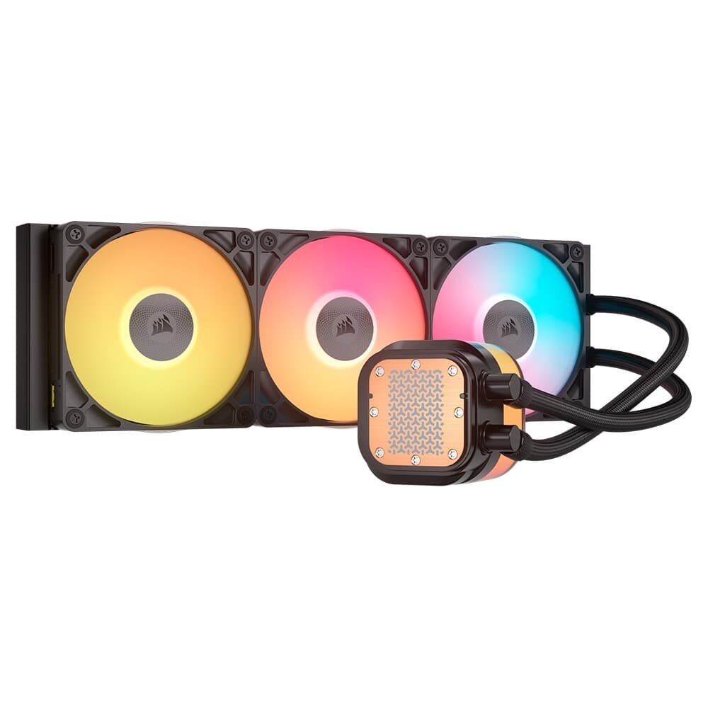 Water Cooler Corsair iCUE LINK TITAN 360 RX LCD AIO, 360mm, AMD e Intel, Preto - CW-9061023-WW - miniatura 2
