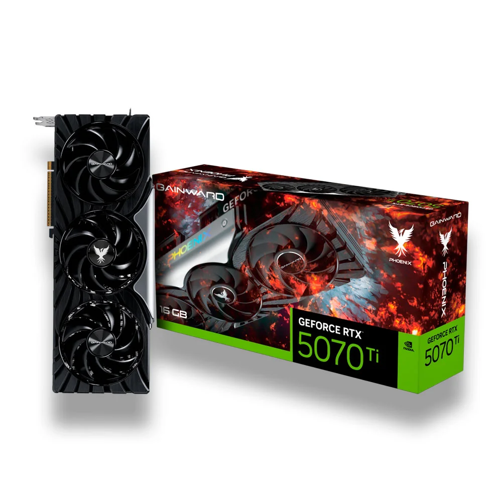 PLACA DE VIDEO GAINWARD GEFORCE RTX 5070 TI PHOENIX 16GB GDDR7 256BITS NE7507T019T2-GB2031X - foto 1