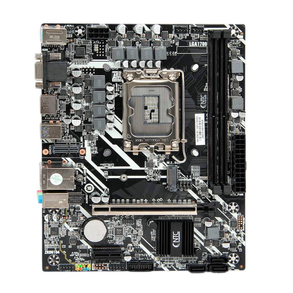 Placa Mãe NTC H610M LGA1700 2xDDR4 Chipset H610 mATX - miniatura 2