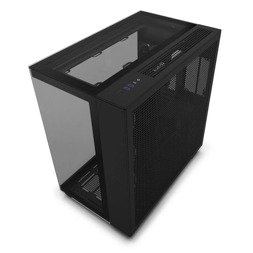 Gabinete Gamer NZXT H9 Elite, Mid Tower, RGB, ATX, Lateral, Frontal e Topo em Vidro, Preto - CM-H91EB-01 - miniatura 4