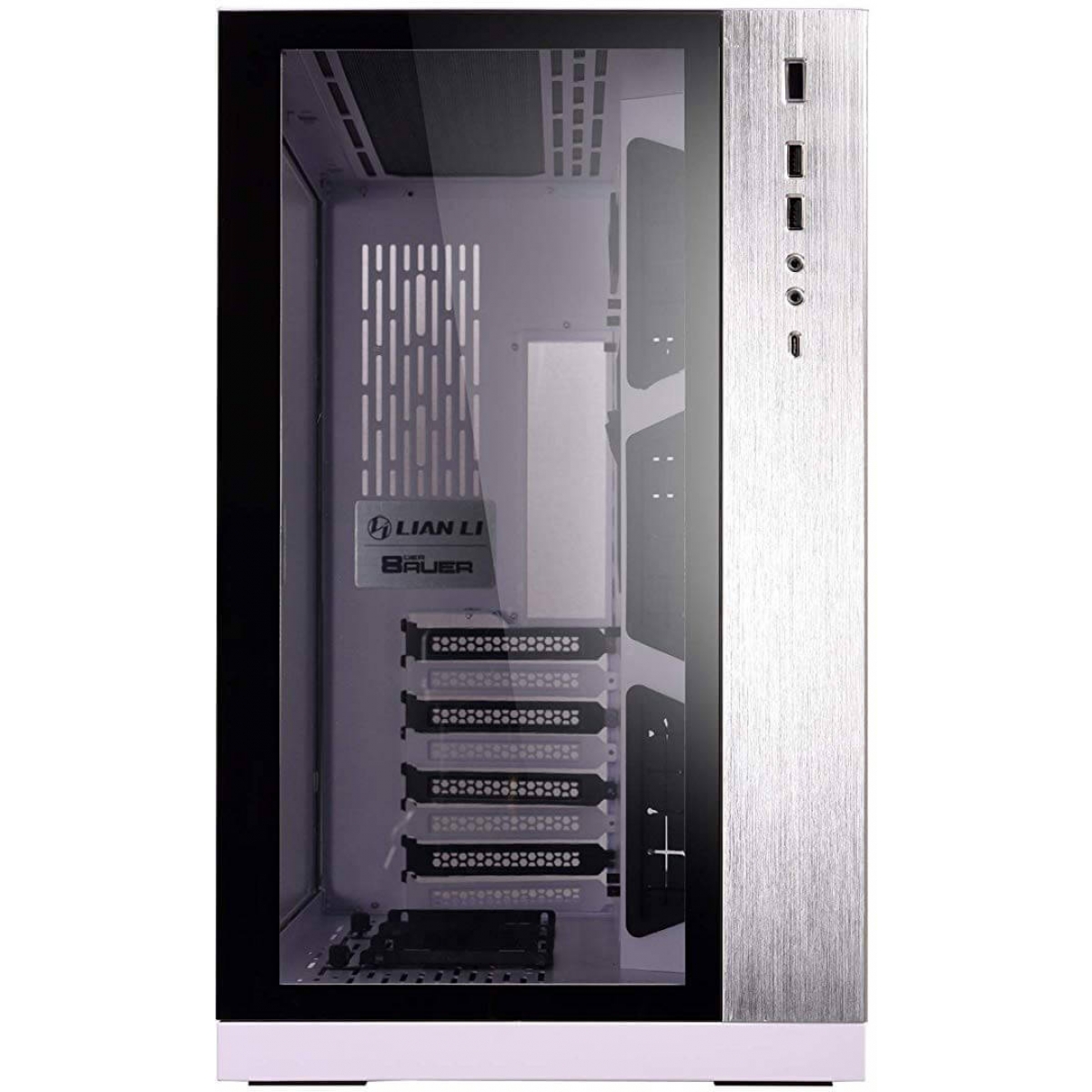 Gabinete Gamer Lian Li Dynamic, Mid Tower, Vidro Temperado, White, Sem Fonte, Sem Fan, PC-O11DX - miniatura 7