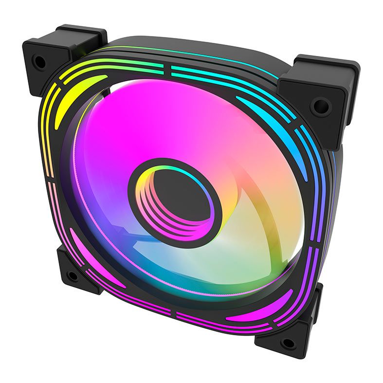 Kit 5 Ventoinhas Aigo Darkflash Infinity 24 Pro, ARGB, 5x120mm, Preto, INF24PRO5IN1BK - miniatura 3