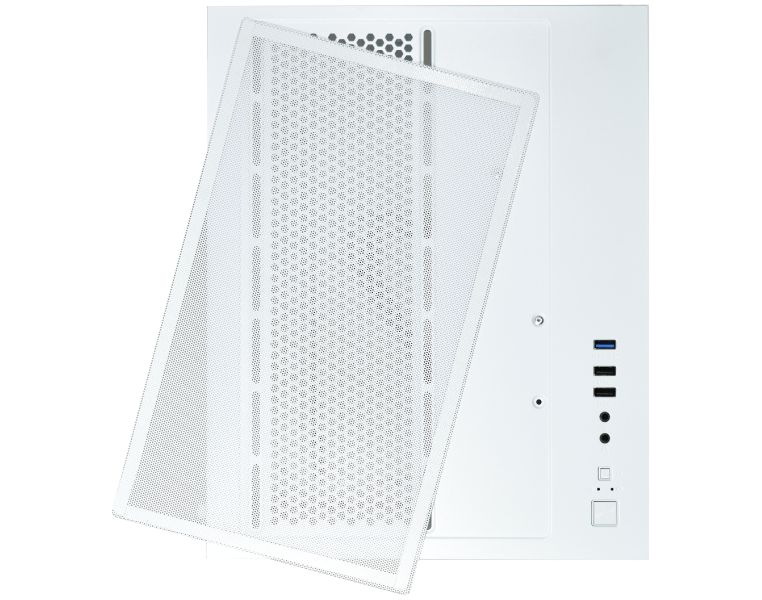Gabinete Gamer Aquario K-Mex CG-W305 Micro Branco - Sem Fans - miniatura 5