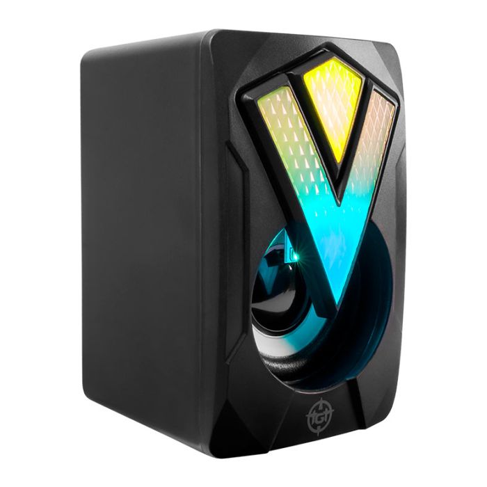 Caixa de Som TGT Spheris, Rainbow, 2x3W RMS, USB, Preto, TGT-SPH-RB01 - miniatura 5