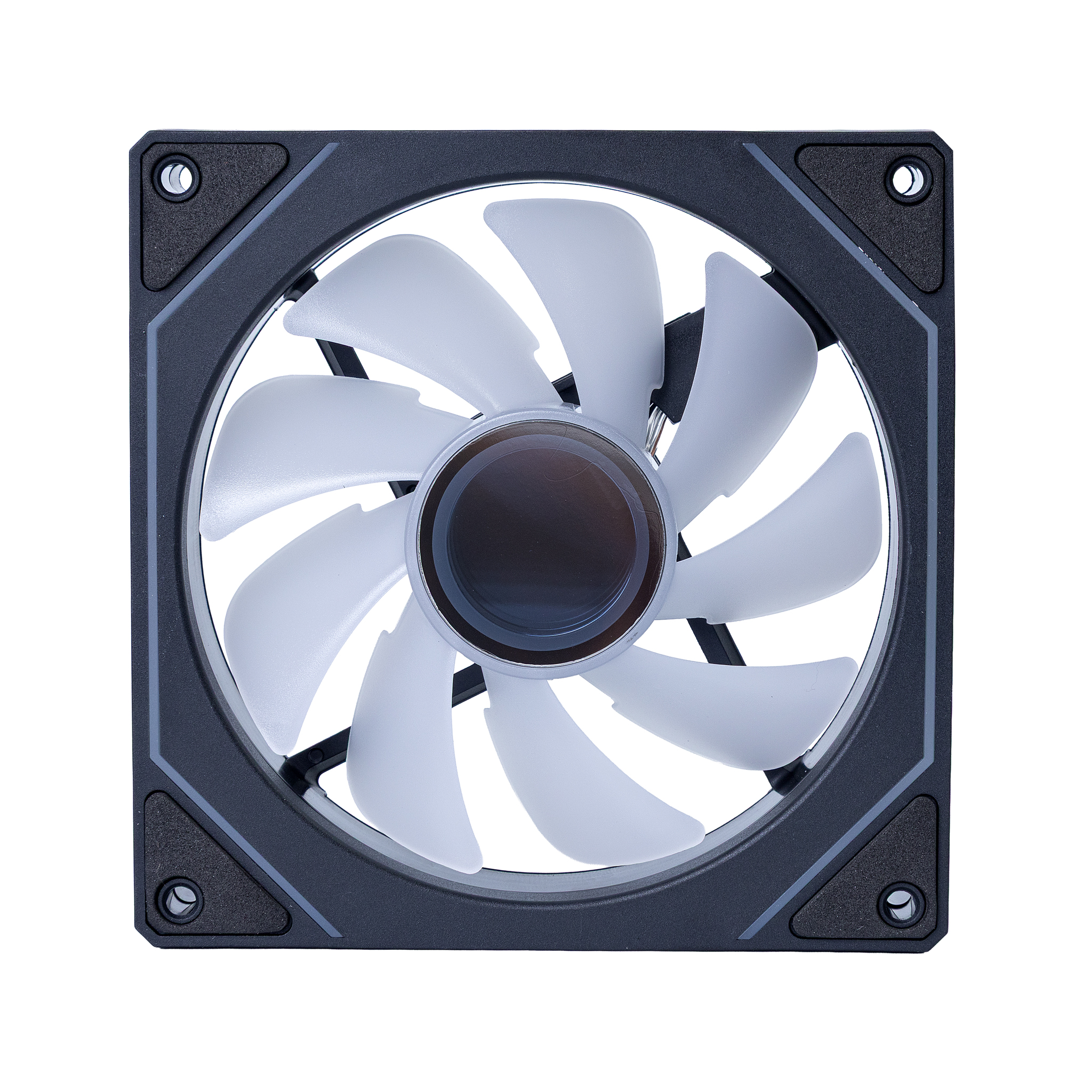 FAN ROUND5 AURORA FORWARD PWM ARGB 120MM BLACK - BOX - miniatura 2