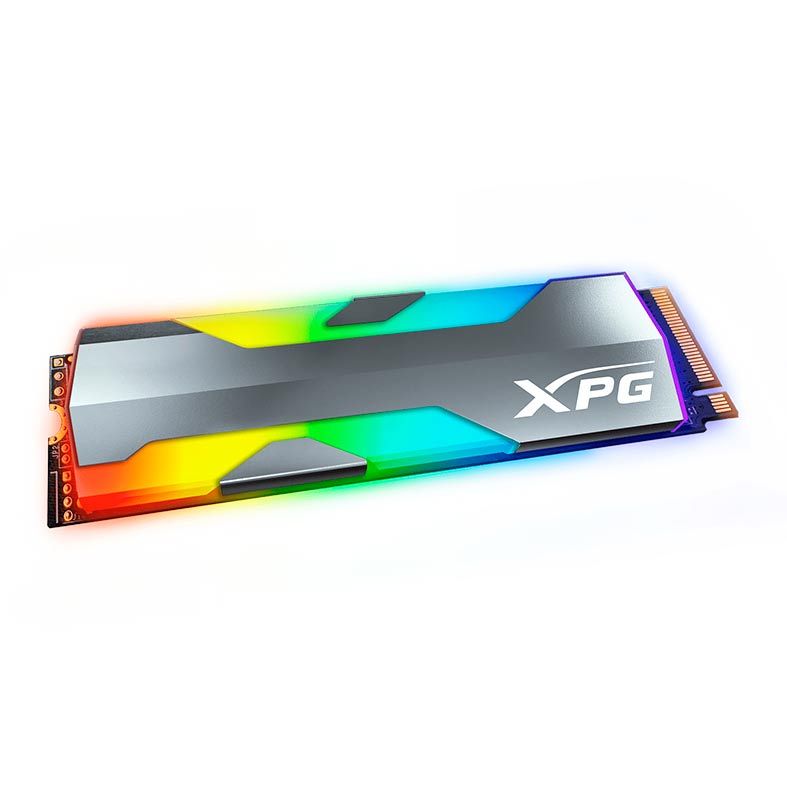 SSD Adata XPG Spectrix S40G, 256GB, M.2 2280, PCIe NVMe, Leitura 3500MB/s, Gravacao 1200MB/s, RGB, AS40G-256GT-C - miniatura 3
