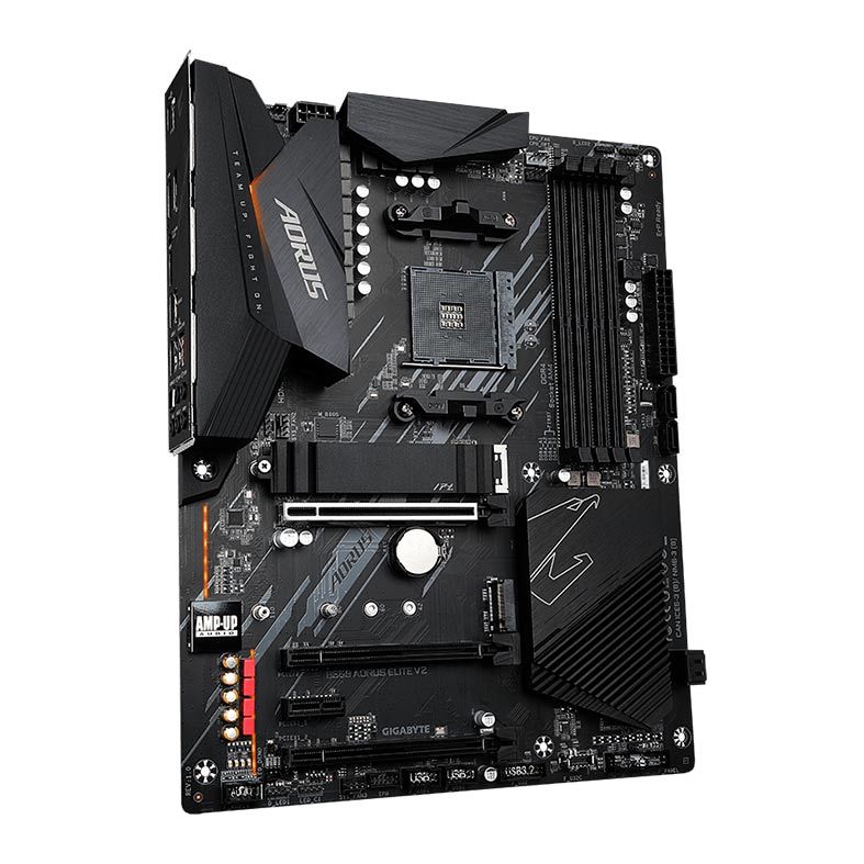 Placa Mae Gigabyte B550 Aorus Elite V2 DDR4 Socket AM4 Chipset AMD B550 - miniatura 2