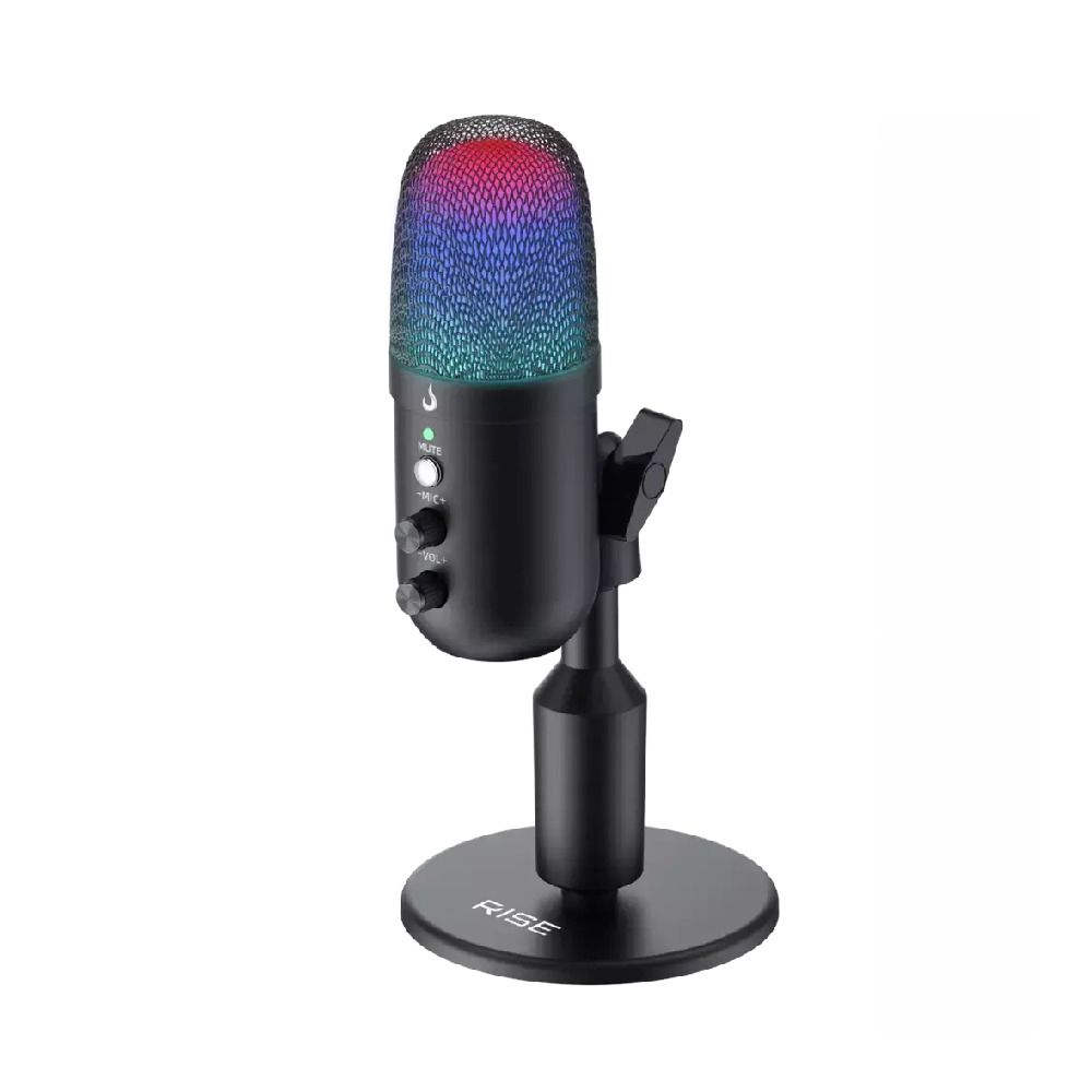 Microfone Gamer Rise Mode Elite 04 RGB P3 Preto - RM-ME-04-B - miniatura 4