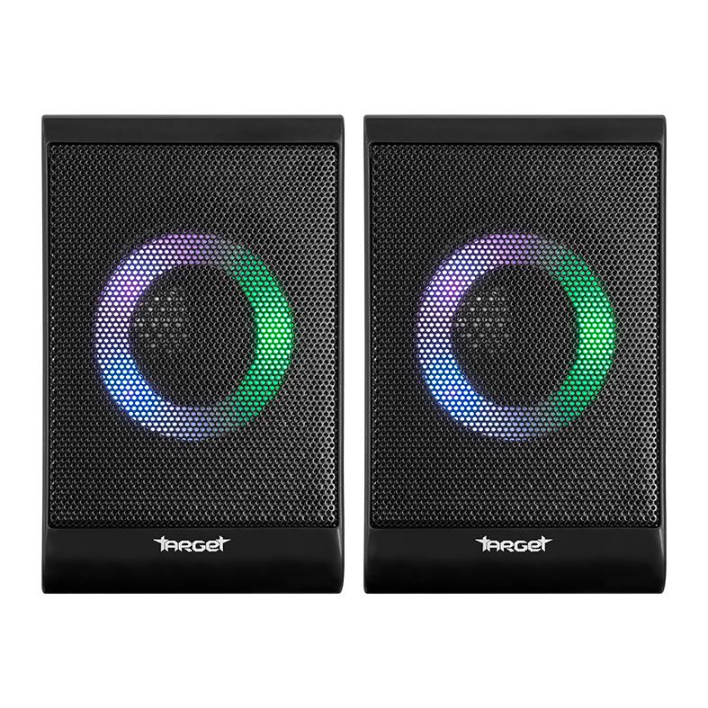 Caixa de Som TGT Eryx V2, RGB, 2x3W RMS, Preto, TGT-ERX-RGB01 - miniatura 4