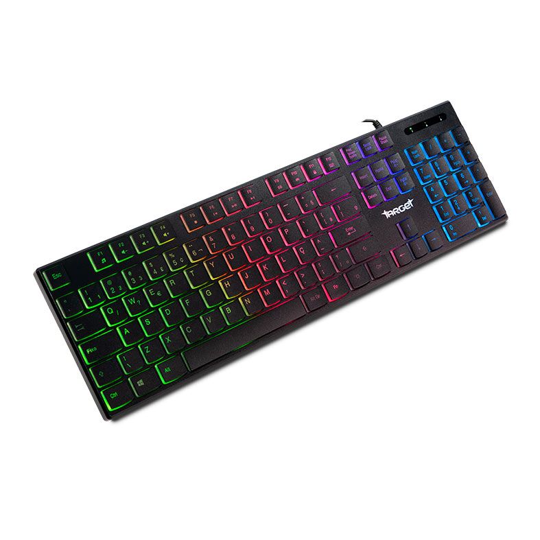 Kit Teclado e Mouse TGT Leopard 2, Rainbow, 1200 DPI, ABNT2, Preto, TGT-LP2-RBW01 - miniatura 3