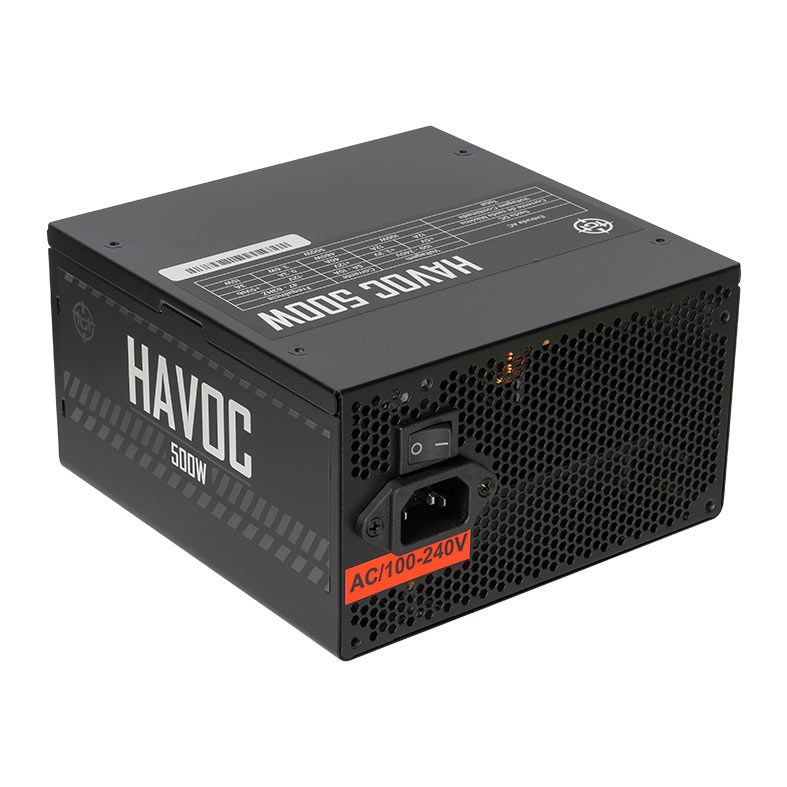 Fonte TGT Havoc, 500W, 80 Plus White, TGT-HV500-BK01 - foto 1
