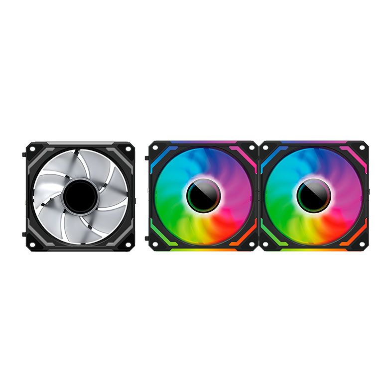 Kit Ventoinhas Redragon Infinity Mirror, ARGB, 3x120mm, Preto, GC-F012 - miniatura 5