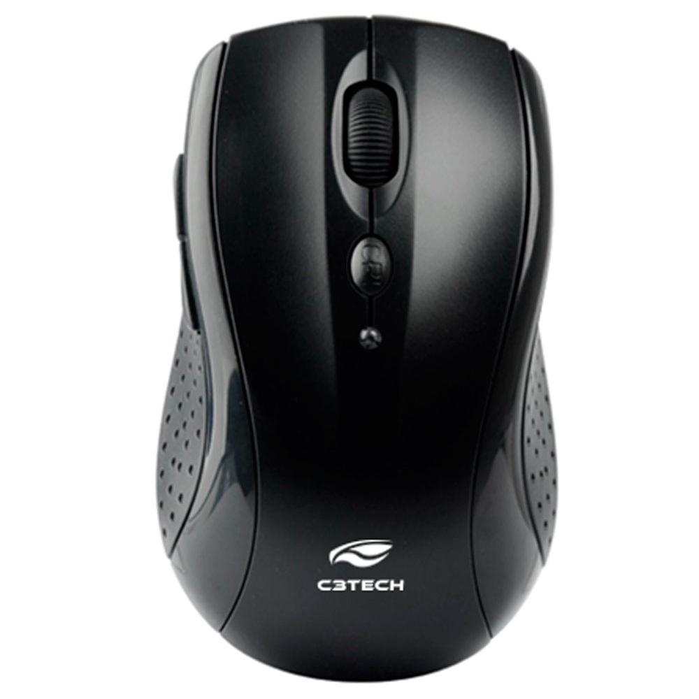 MOUSE C3TECH MW012BK V2 SEM FIO NANO RECEPTOR PRETO - foto 1