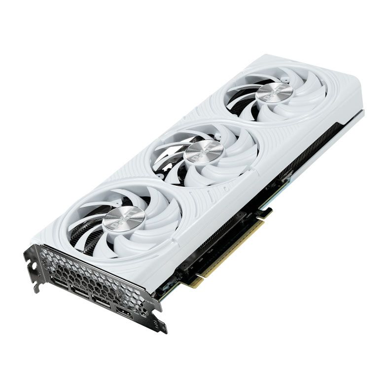 Placa de Video Palit GeForce RTX 5070 White OC, 12GB, GDDR7, 192-bit, NE75070U19K9-GB2050W - miniatura 3