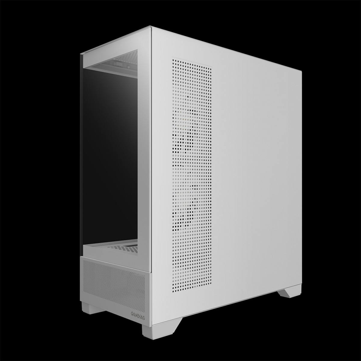 Gabinete Gamer Gamdias Atlas M1 WH, Mid Tower, Vidro Temperado, ATX, White, Sem Fonte, Com 3 Fans ARGB - miniatura 6
