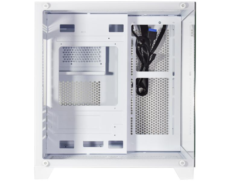 Gabinete Gamer Aquario K-Mex CG-W305 Micro Branco - Sem Fans - miniatura 4