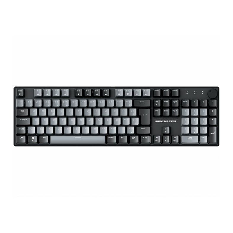 TECLADO K-MEX MECANICO GAMER SHADOWSCOPE KGY528 CINZA E PRETO - miniatura 4
