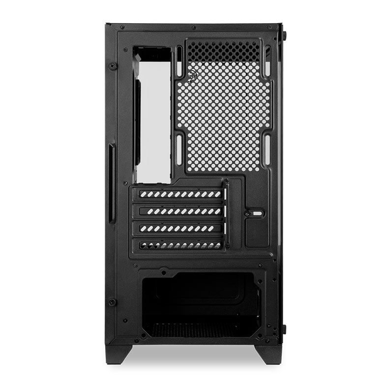 Gabinete Gamer TGT Gladiator, Rainbow, Mid-Tower, Lateral de Vidro, Com 2 Fans, Preto, TGT-GLD-BK - miniatura 5