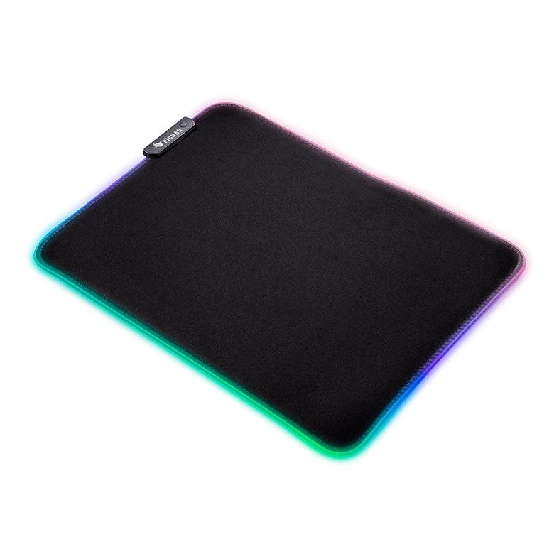 Mousepad Pichau Stellaris, RGB, Medio, 350x300x3mm, Preto, PCH-STRM-RB01 - miniatura 2