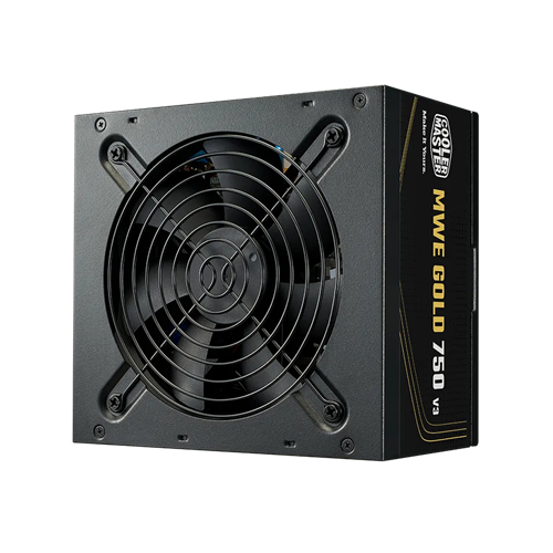 Fonte Cooler Master ATX 3.1 750W MWE Gold 750 V3 PFC Ativo 80 Plus Gold sem Cabo de Forca - foto 1