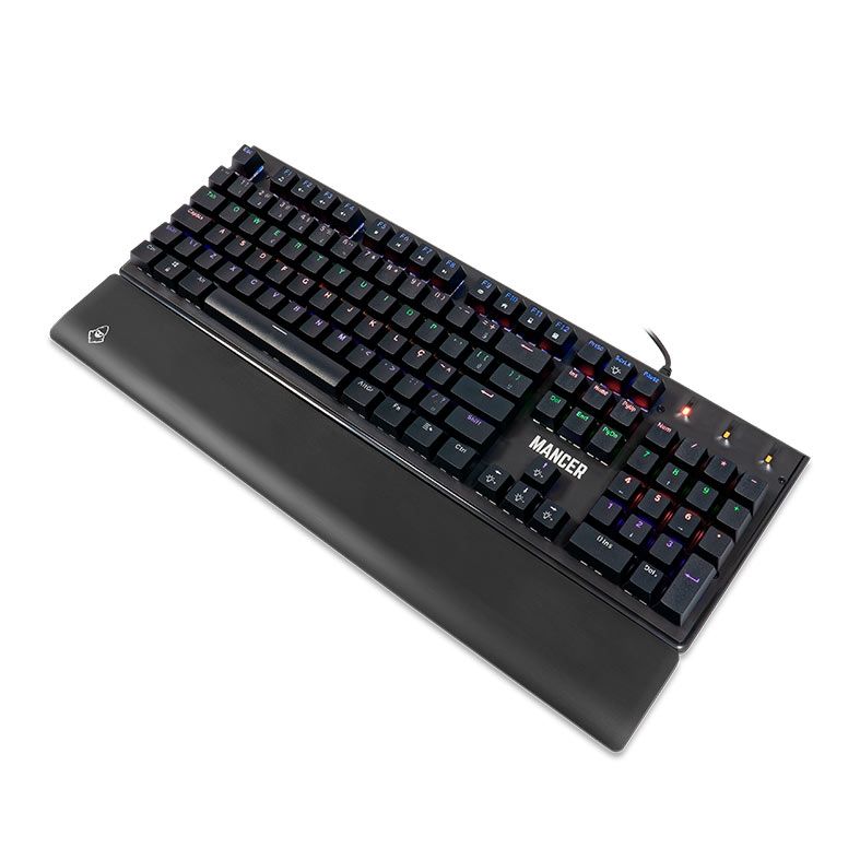Teclado Mecanico Mancer Tharix, Rainbow, ABNT2, Switch Vermelho, Preto - miniatura 2