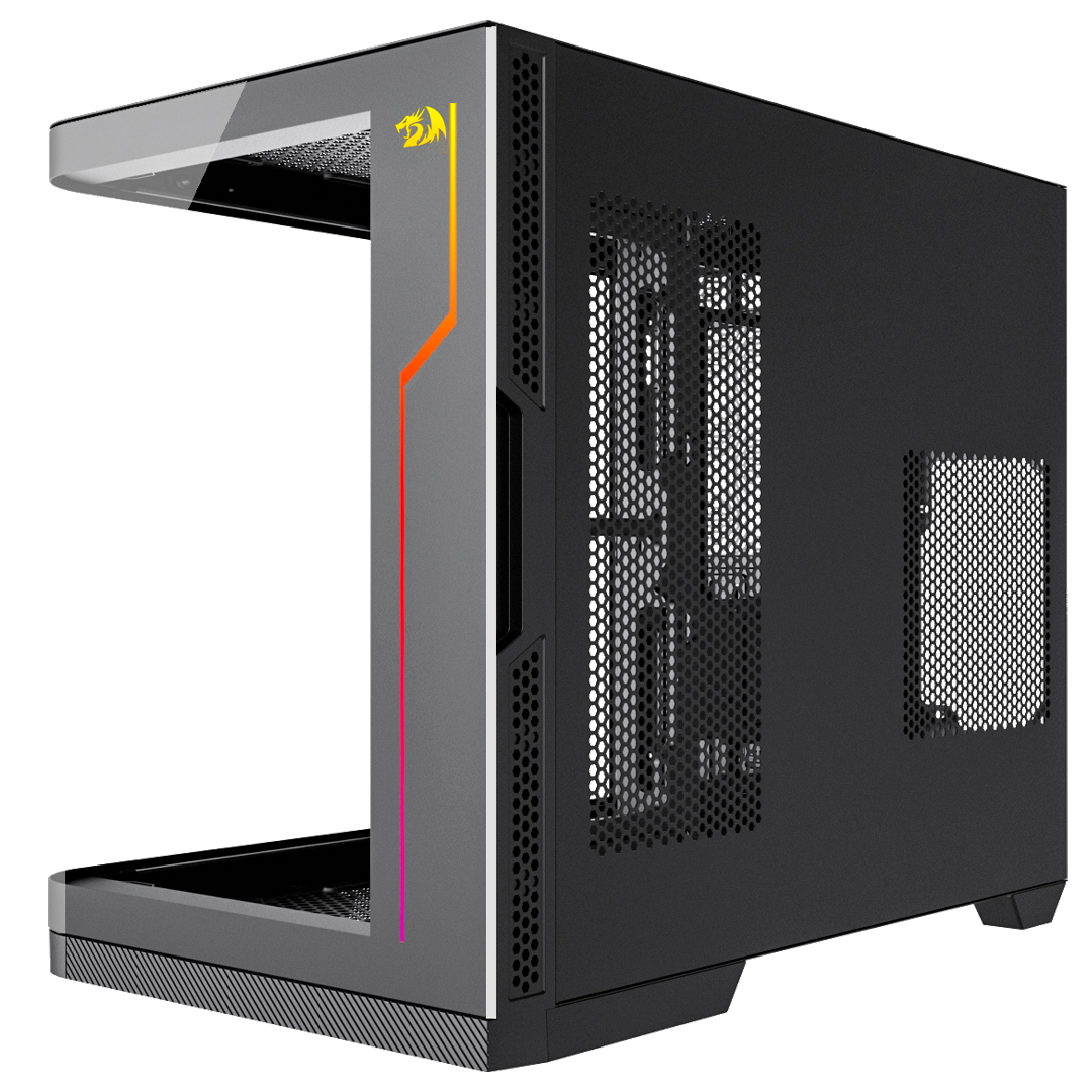 Gabinete Redragon Wideload Extreme Vidro Curvo Preto - Sem Fans - miniatura 7