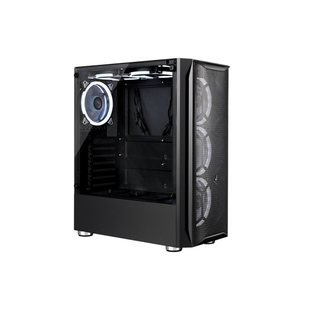 Gabinete Gamer Rise Mode Z03 Mid Tower Vidro Temperado USB 3.0 S/ Fans Preto - RM-Z03-03-FB - miniatura 2