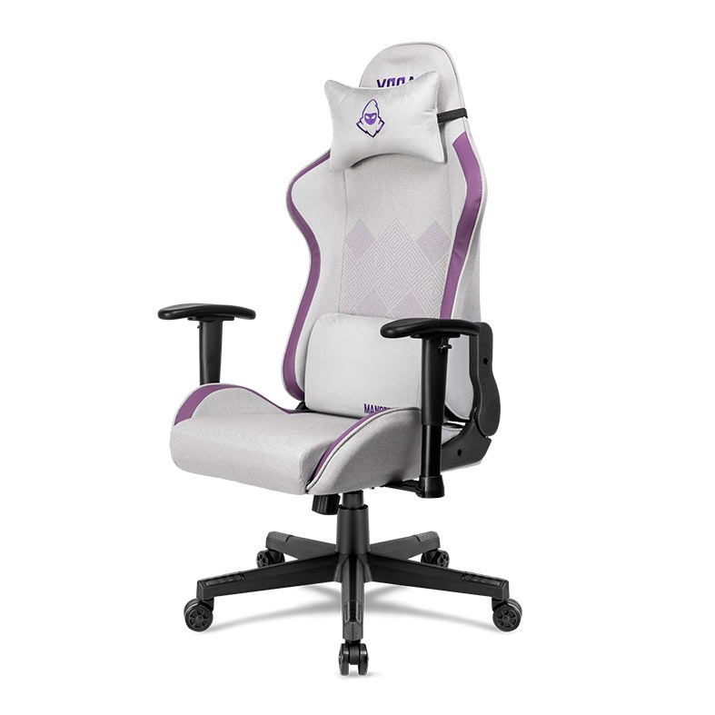 Cadeira Gamer Mancer Harpy SL, Branco e Roxo, MCR-HRPSL-WTPRP - miniatura 2
