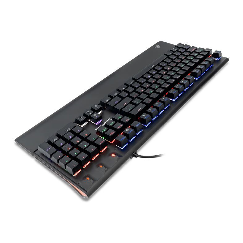 Teclado Mecanico Mancer Tharix, Rainbow, ABNT2, Switch Vermelho, Preto - miniatura 3