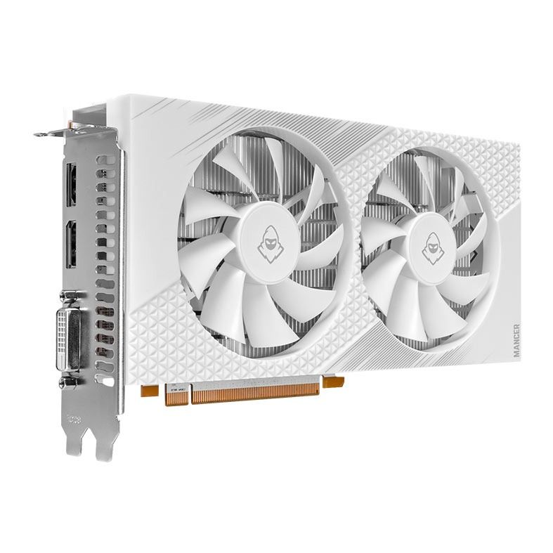 Placa de Video Mancer Radeon RX 580 Streaky White, 8GB, GDDR5, 256-bit, MCR-RX580-WH - foto 1