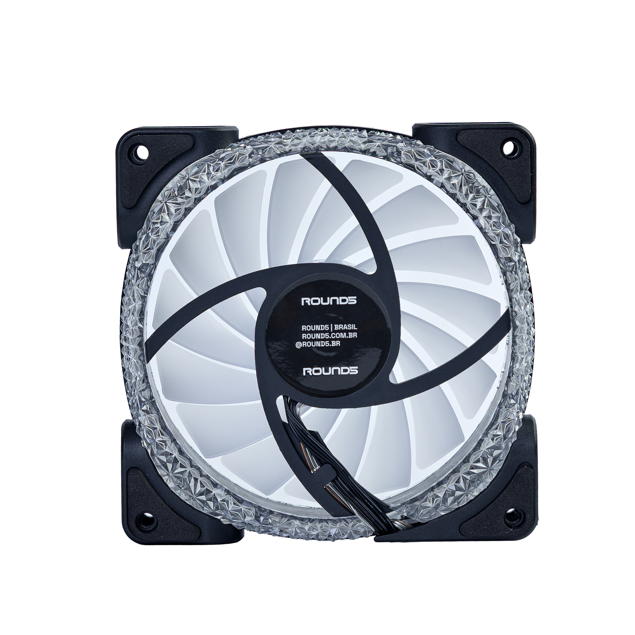 FAN ROUND5 CRYSTAL FORWARD PWM ARGB 120MM BLACK BOX - miniatura 5