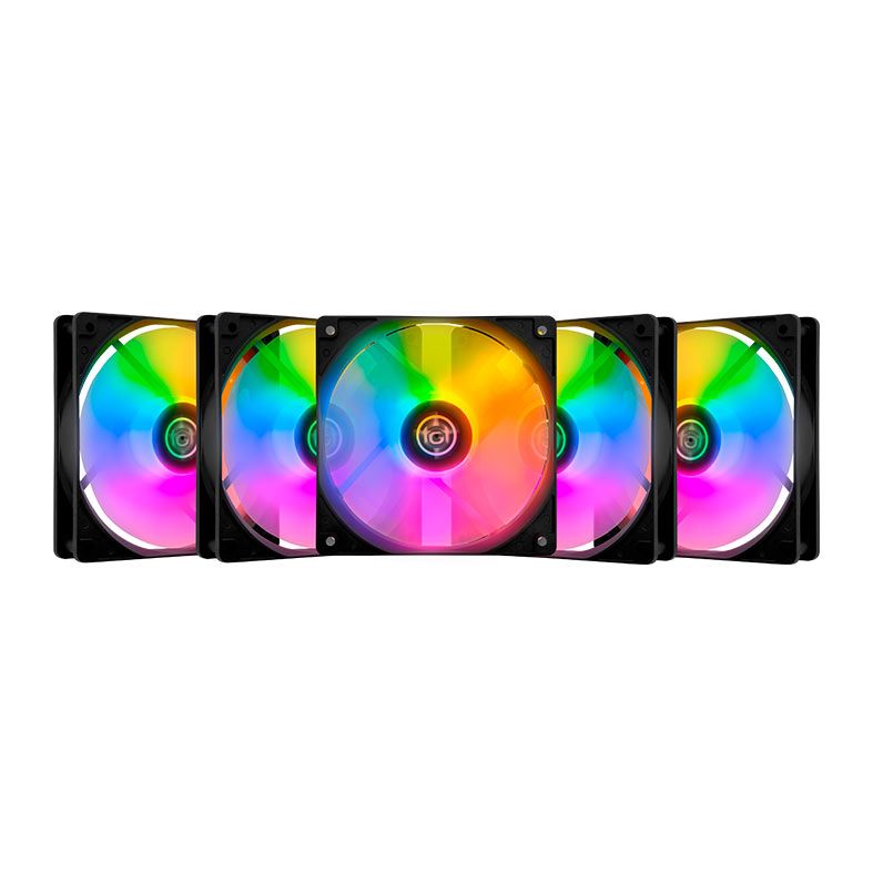 Kit Ventoinhas TGT Striker, Rainbow, 5x120mm, TGT-STK5-BLRBW - miniatura 4