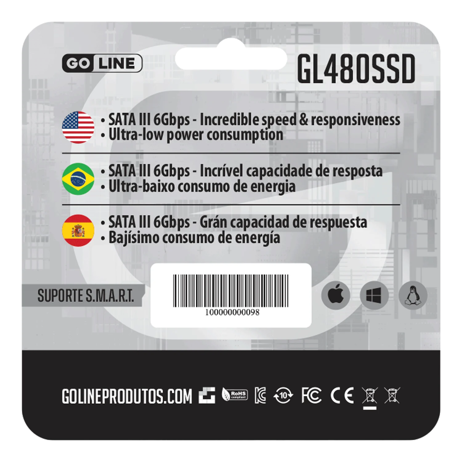 SSD 480GB GOLINE - miniatura 2