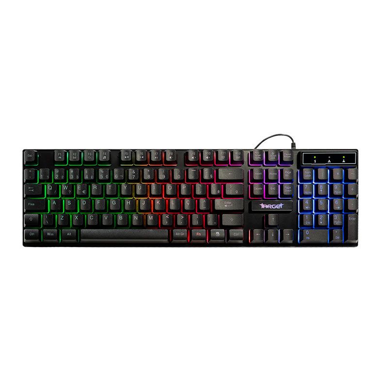 Teclado Gamer TGT M16L, Rainbow, ABNT2, Preto, TGT-M16L-RBW01 - foto 1