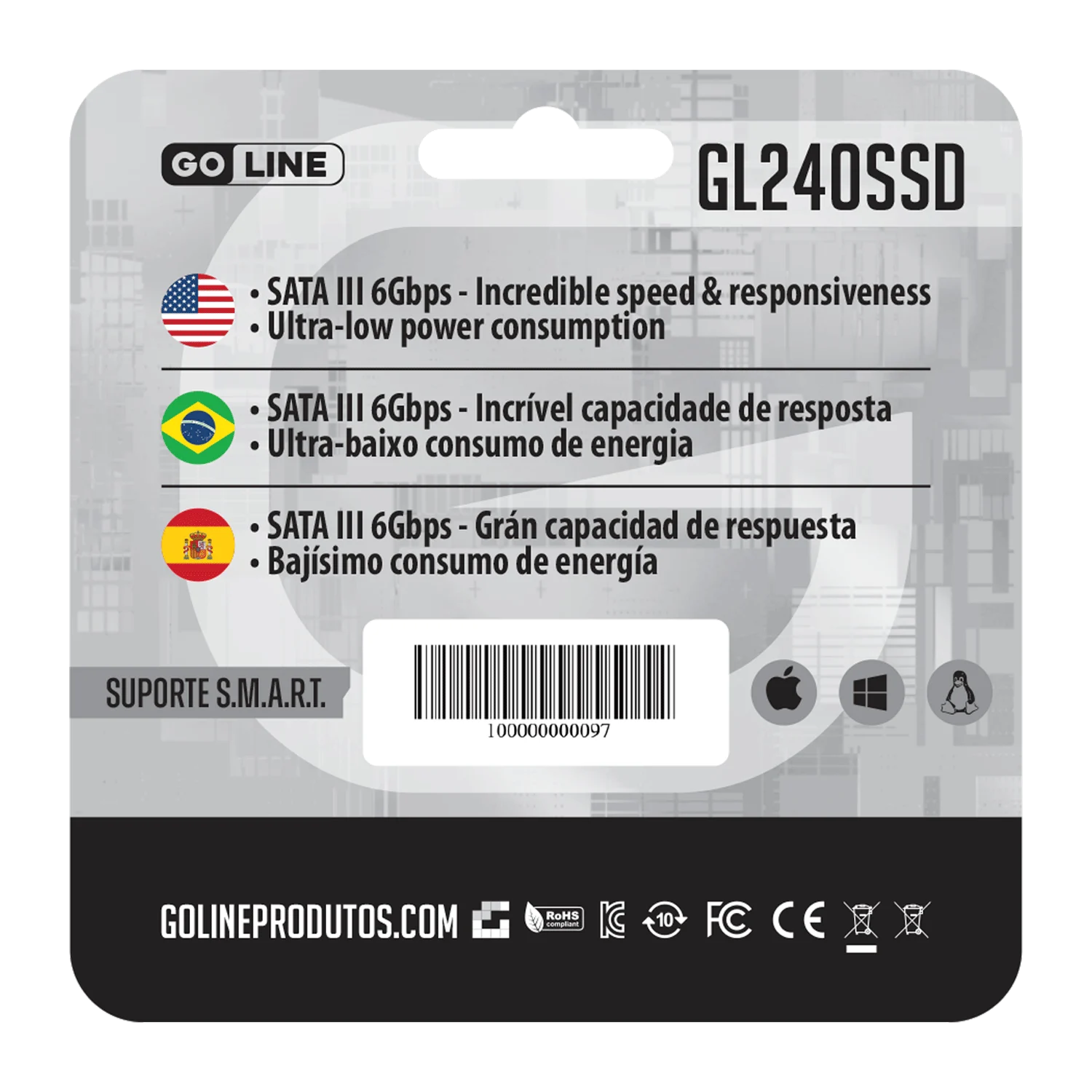 SSD 240GB GOLINE - miniatura 3
