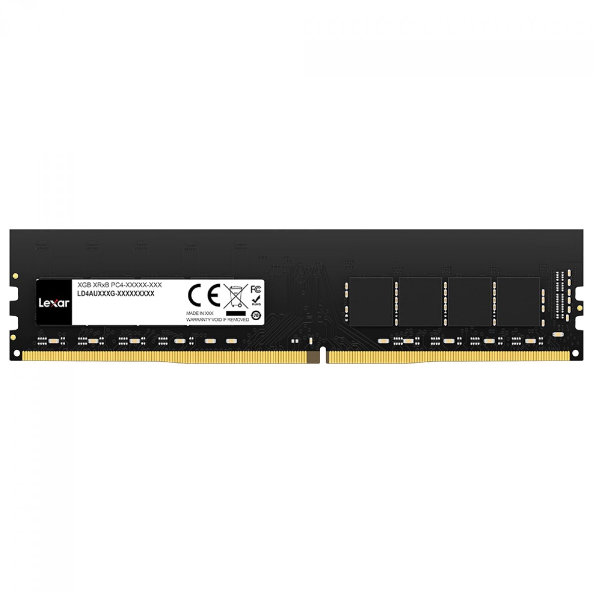 Memoria DDR4 Lexar, 8GB, 3200Mhz, Black, LD4AU008G-B3200GSST - foto 1