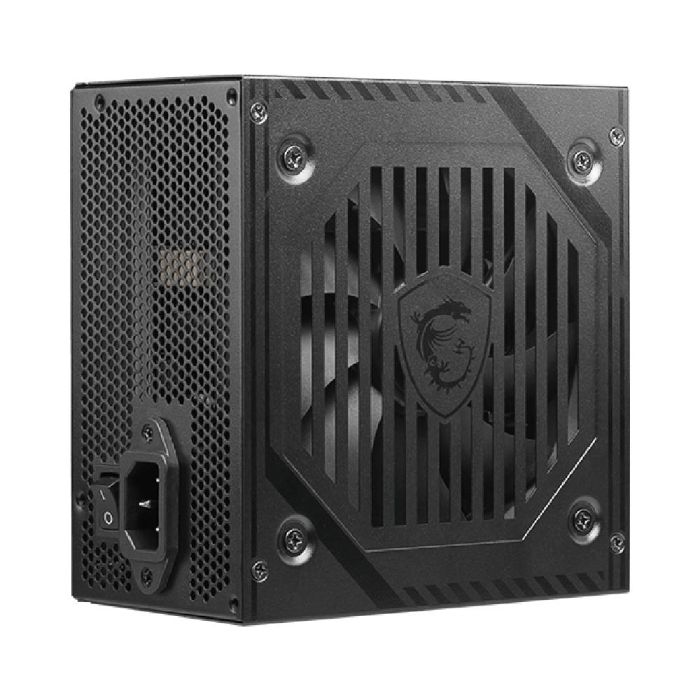 Fonte MSI MAG A500DN 500W 80 Plus Standard PFC Ativo C/ Cabo - Preto - foto 1