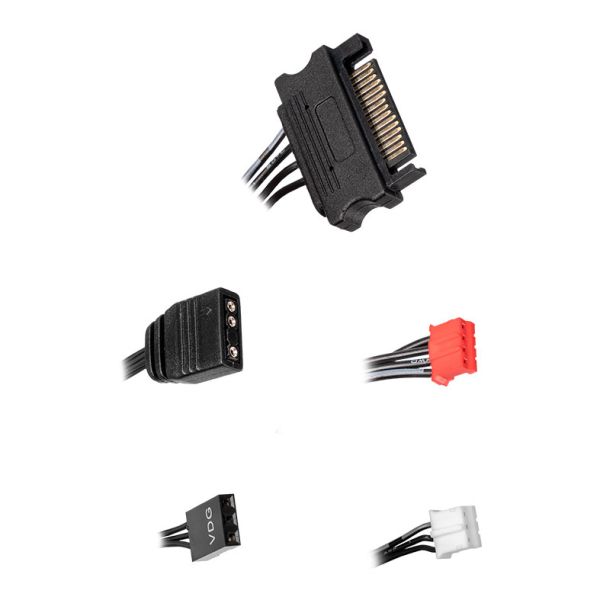 Controladora Pichau Feather X6, ARGB, 10 Portas, PG-FTX6-BK01 - miniatura 3