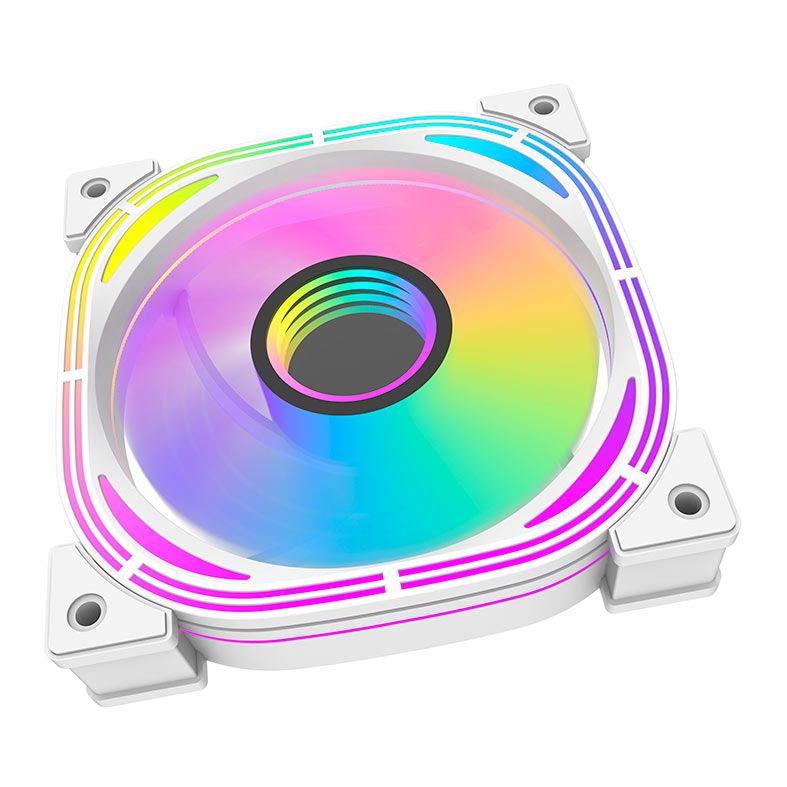 Kit 5 Ventoinhas Aigo Darkflash Infinity 24 Pro, ARGB, 5x120mm, Branco, INF24PRO5IN1WH - miniatura 4