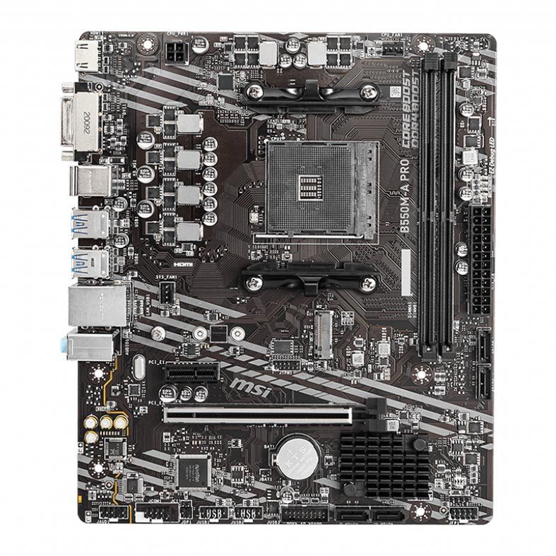 Placa Mae MSI B550M-A PRO, DDR4, Socket AM4, M-ATX, Chipset AMD B550, B550M-A PRO - miniatura 2
