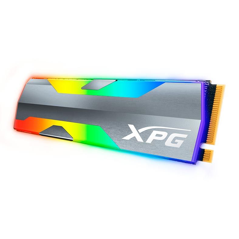 SSD Adata XPG Spectrix S40G, 256GB, M.2 2280, PCIe NVMe, Leitura 3500MB/s, Gravacao 1200MB/s, RGB, AS40G-256GT-C - foto 1
